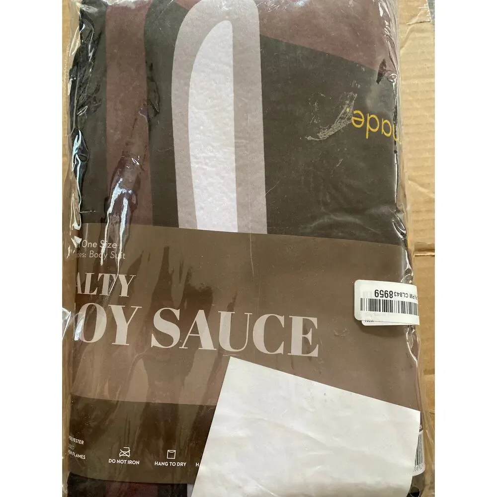 Brand New Hauntlook Adult One Size Kick Em Man Soy Sauce Halloween Costume